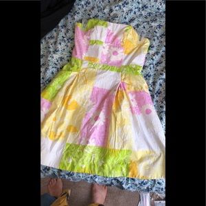 Strapless Lilly Pulitzer dress